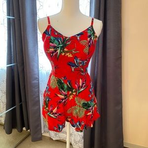 Brazilian Floral Romper - Made in Brazil